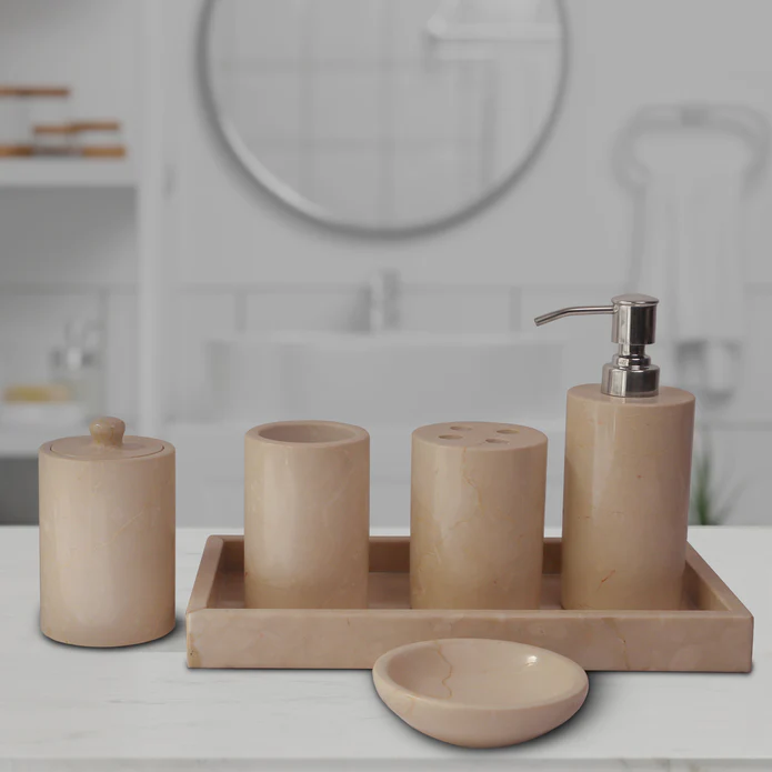 Marble Bathroom Set Bottochino