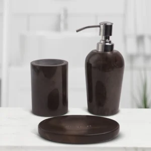 Marble Bathroom Set Bronze