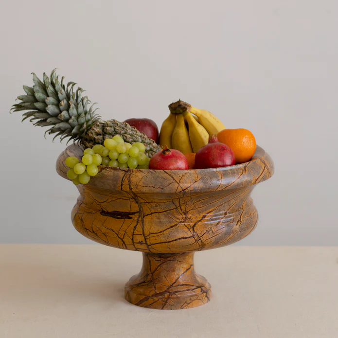Marble Fruit Bowl Bidasar