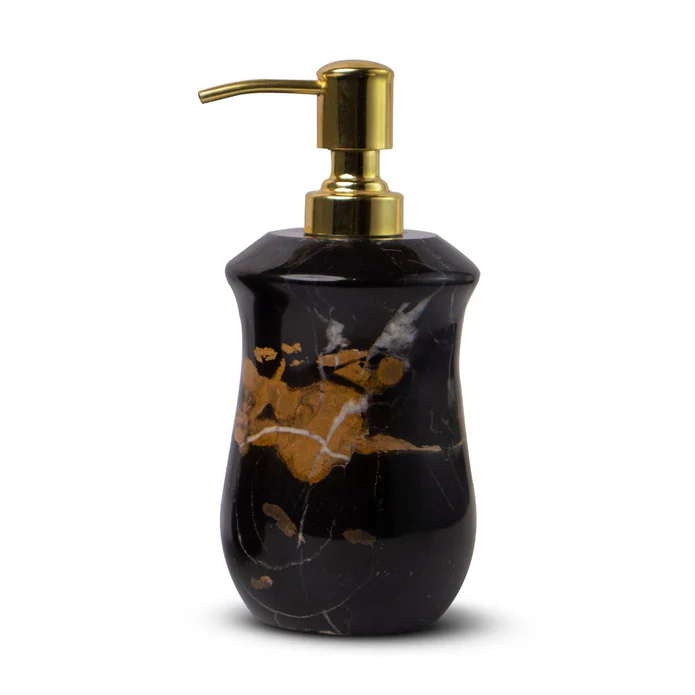 Marble Soap Dispenser (Black Portoro)