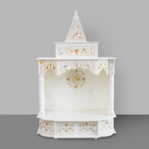 Marble Temple Golden Inlay