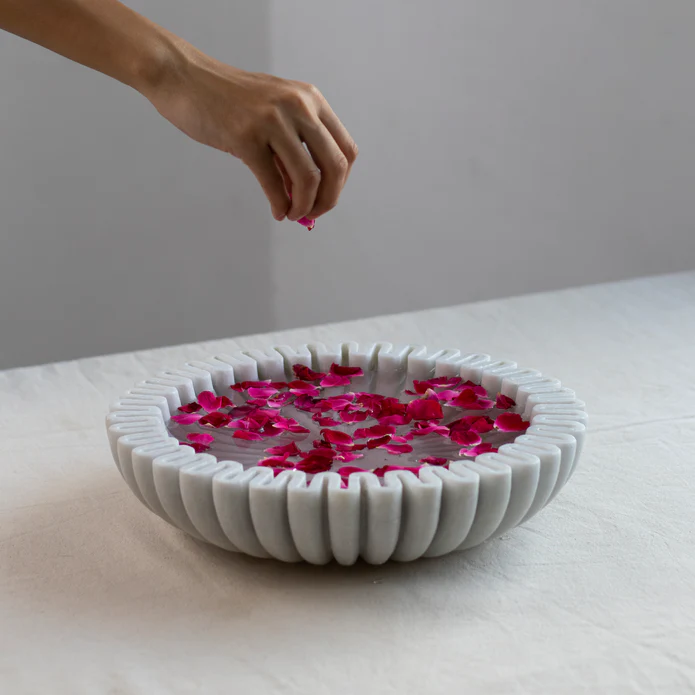 Marble Urli – <br>Scalloped