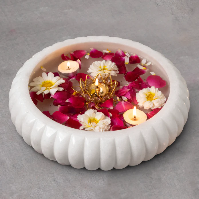 Marble Urli <br>White