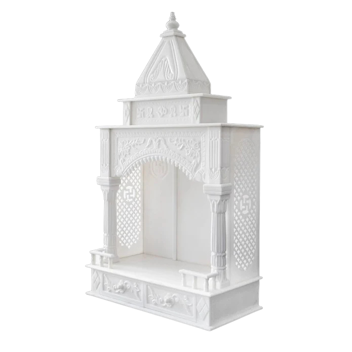 White Marble Temple for Home Large
